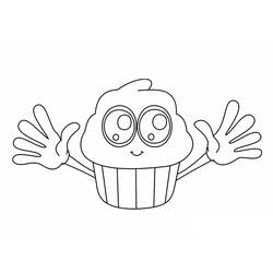 Dibujo para colorear: Comida Kawaii (Comida y Nutrición) #209278 - Dibujos para Colorear e Imprimir Gratis