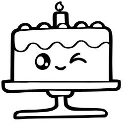 Dibujo para colorear: Comida Kawaii (Comida y Nutrición) #209294 - Dibujos para Colorear e Imprimir Gratis
