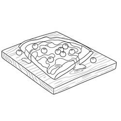 Dibujo para colorear: Crepes (Comida y Nutrición) #220666 - Dibujos para Colorear e Imprimir Gratis