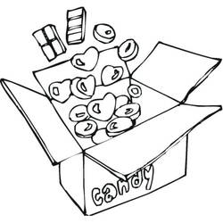 Dibujo para colorear: Dulces (Comida y Nutrición) #190782 - Dibujos para Colorear e Imprimir Gratis