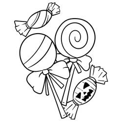 Dibujo para colorear: Dulces (Comida y Nutrición) #190807 - Dibujos para Colorear e Imprimir Gratis