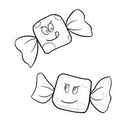 Dibujo para colorear: Dulces (Comida y Nutrición) #190810 - Dibujos para Colorear e Imprimir Gratis