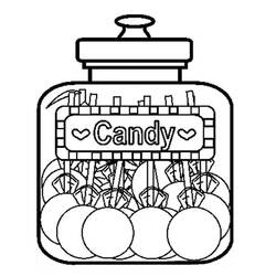 Dibujo para colorear: Dulces (Comida y Nutrición) #190817 - Dibujos para Colorear e Imprimir Gratis