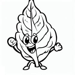 Dibujos para colorear: Espinaca - Dibujos para Colorear e Imprimir Gratis