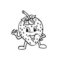 Dibujo para colorear: Fresa (Comida y Nutrición) #186963 - Dibujos para Colorear e Imprimir Gratis