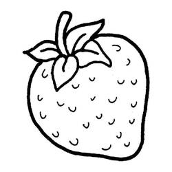 Dibujo para colorear: Fresa (Comida y Nutrición) #186972 - Dibujos para Colorear e Imprimir Gratis