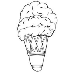 Dibujo para colorear: Helado (Comida y Nutrición) #177623 - Dibujos para Colorear e Imprimir Gratis