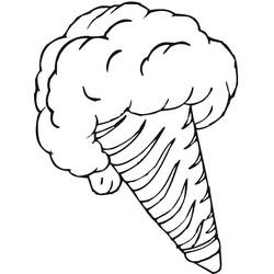 Dibujo para colorear: Helado (Comida y Nutrición) #177637 - Dibujos para Colorear e Imprimir Gratis