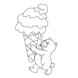 Dibujo para colorear: Helado (Comida y Nutrición) #177643 - Dibujos para Colorear e Imprimir Gratis