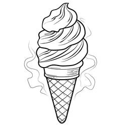 Dibujo para colorear: Helado (Comida y Nutrición) #218951 - Dibujos para Colorear e Imprimir Gratis