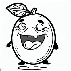 Dibujos para colorear: Limón - Dibujos para Colorear e Imprimir Gratis