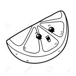 Dibujo para colorear: Limón (Comida y Nutrición) #185018 - Dibujos para Colorear e Imprimir Gratis