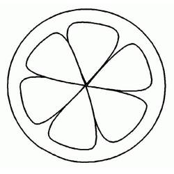 Dibujo para colorear: Limón (Comida y Nutrición) #185019 - Dibujos para Colorear e Imprimir Gratis