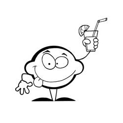 Dibujo para colorear: Limón (Comida y Nutrición) #185022 - Dibujos para Colorear e Imprimir Gratis