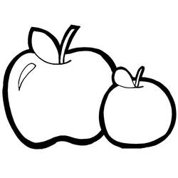 Dibujos para colorear: Manzanas - Dibujos para Colorear e Imprimir Gratis