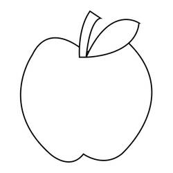 Dibujo para colorear: Manzanas (Comida y Nutrición) #209348 - Dibujos para Colorear e Imprimir Gratis