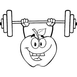 Dibujo para colorear: Manzanas (Comida y Nutrición) #209349 - Dibujos para Colorear e Imprimir Gratis