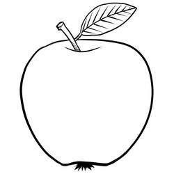 Dibujo para colorear: Manzanas (Comida y Nutrición) #209350 - Dibujos para Colorear e Imprimir Gratis