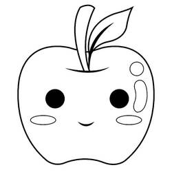 Dibujo para colorear: Manzanas (Comida y Nutrición) #209355 - Dibujos para Colorear e Imprimir Gratis