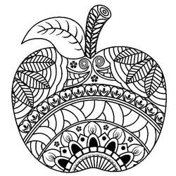 Dibujo para colorear: Manzanas (Comida y Nutrición) #209356 - Dibujos para Colorear e Imprimir Gratis