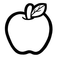 Dibujo para colorear: Manzanas (Comida y Nutrición) #209358 - Dibujos para Colorear e Imprimir Gratis