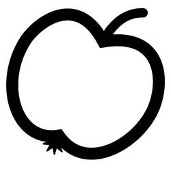 Dibujo para colorear: Manzanas (Comida y Nutrición) #209359 - Dibujos para Colorear e Imprimir Gratis