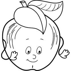 Dibujo para colorear: Manzanas (Comida y Nutrición) #209366 - Dibujos para Colorear e Imprimir Gratis