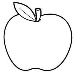 Dibujo para colorear: Manzanas (Comida y Nutrición) #209373 - Dibujos para Colorear e Imprimir Gratis