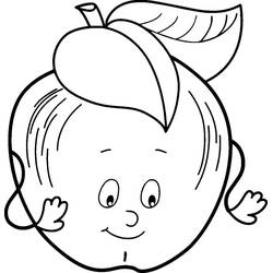 Dibujo para colorear: Manzanas (Comida y Nutrición) #209374 - Dibujos para Colorear e Imprimir Gratis
