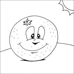 Dibujos para colorear: Naranja - Dibujos para Colorear e Imprimir Gratis