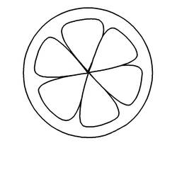 Dibujo para colorear: Naranja (Comida y Nutrición) #208643 - Dibujos para Colorear e Imprimir Gratis