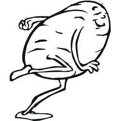 Dibujo para colorear: Patata (Comida y Nutrición) #207432 - Dibujos para Colorear e Imprimir Gratis