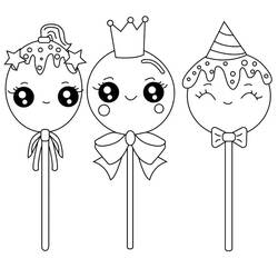 Dibujos para colorear: Piruleta - Dibujos para Colorear e Imprimir Gratis