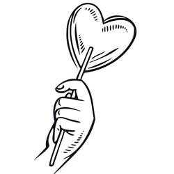 Dibujo para colorear: Piruleta (Comida y Nutrición) #213757 - Dibujos para Colorear e Imprimir Gratis