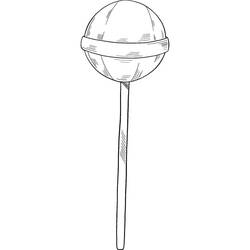 Dibujo para colorear: Piruleta (Comida y Nutrición) #213770 - Dibujos para Colorear e Imprimir Gratis