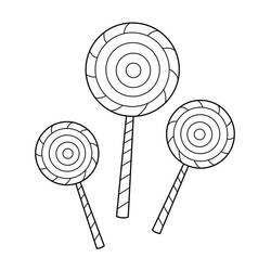 Dibujo para colorear: Piruleta (Comida y Nutrición) #213773 - Dibujos para Colorear e Imprimir Gratis