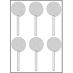Dibujo para colorear: Piruleta (Comida y Nutrición) #213777 - Dibujos para Colorear e Imprimir Gratis