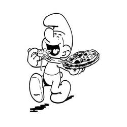 Dibujo para colorear: Pizza (Comida y Nutrición) #197384 - Dibujos para Colorear e Imprimir Gratis