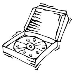 Dibujo para colorear: Pizza (Comida y Nutrición) #197415 - Dibujos para Colorear e Imprimir Gratis