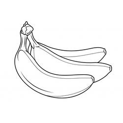 Dibujo para colorear: Plátano (Comida y Nutrición) #199041 - Dibujos para Colorear e Imprimir Gratis
