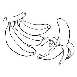 Dibujo para colorear: Plátano (Comida y Nutrición) #199042 - Dibujos para Colorear e Imprimir Gratis