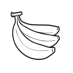 Dibujo para colorear: Plátano (Comida y Nutrición) #199043 - Dibujos para Colorear e Imprimir Gratis
