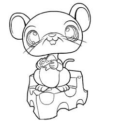 Dibujo para colorear: Queso (Comida y Nutrición) #217628 - Dibujos para Colorear e Imprimir Gratis