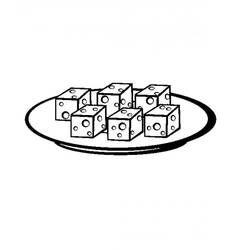 Dibujo para colorear: Queso (Comida y Nutrición) #217630 - Dibujos para Colorear e Imprimir Gratis