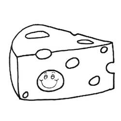 Dibujo para colorear: Queso (Comida y Nutrición) #217631 - Dibujos para Colorear e Imprimir Gratis