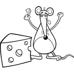 Dibujo para colorear: Queso (Comida y Nutrición) #217632 - Dibujos para Colorear e Imprimir Gratis