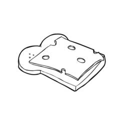 Dibujo para colorear: Queso (Comida y Nutrición) #217637 - Dibujos para Colorear e Imprimir Gratis