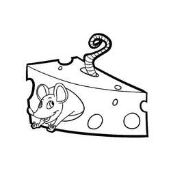 Dibujo para colorear: Queso (Comida y Nutrición) #217638 - Dibujos para Colorear e Imprimir Gratis