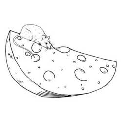 Dibujo para colorear: Queso (Comida y Nutrición) #217640 - Dibujos para Colorear e Imprimir Gratis
