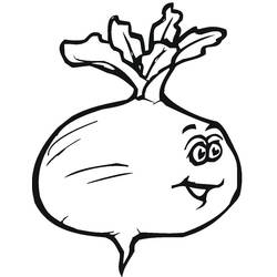 Dibujo para colorear: Remolacha (Comida y Nutrición) #213794 - Dibujos para Colorear e Imprimir Gratis